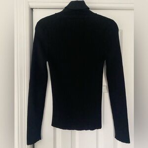 Celine Black Turtleneck - Wool Blend